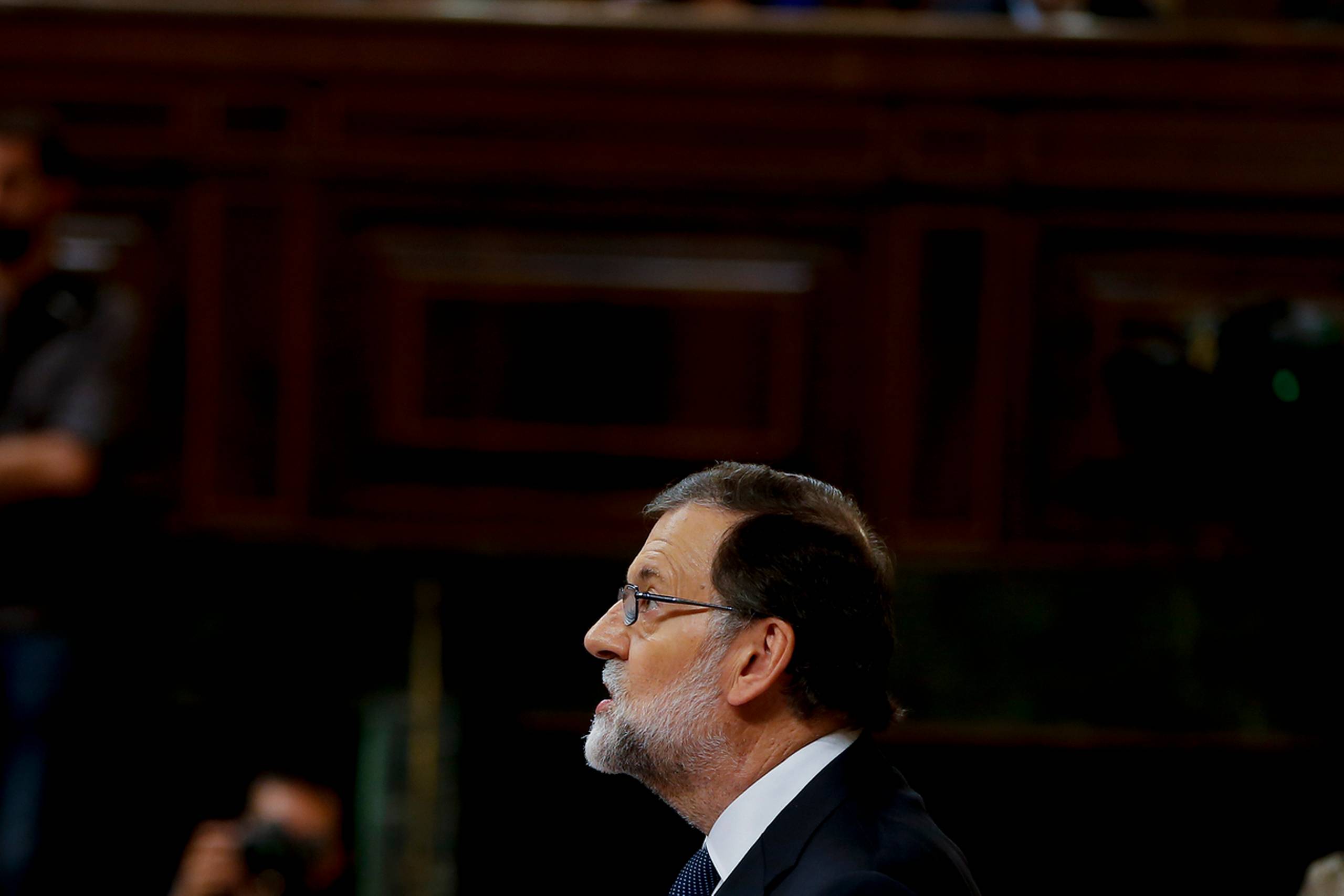 Spaniens premierminister Mariano Rajoy. Foto: Paul White/AP