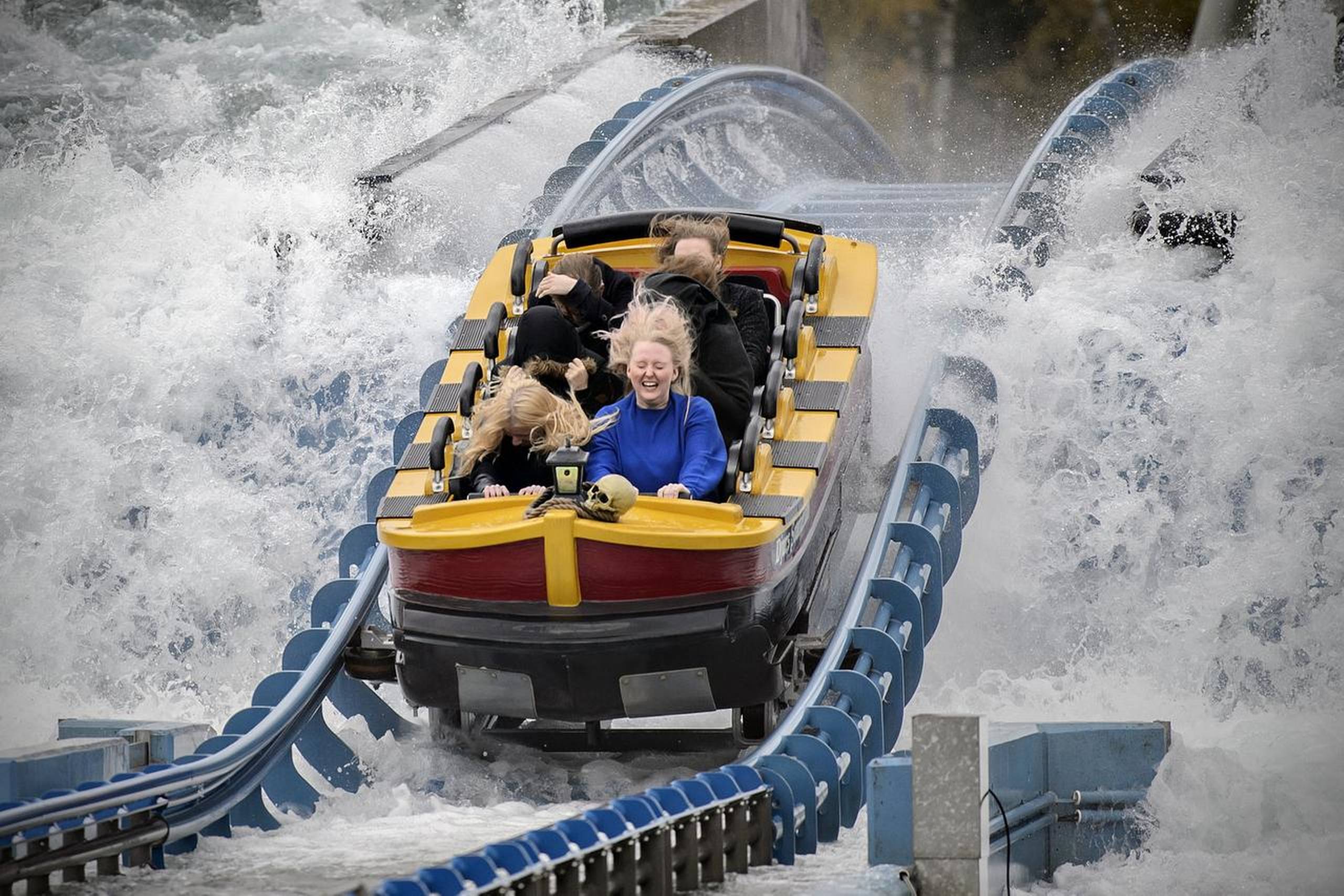 ”Skatteøen” er én af adskillige rutsjebaner i Djurs Sommerland. Foto: Anita Graversen