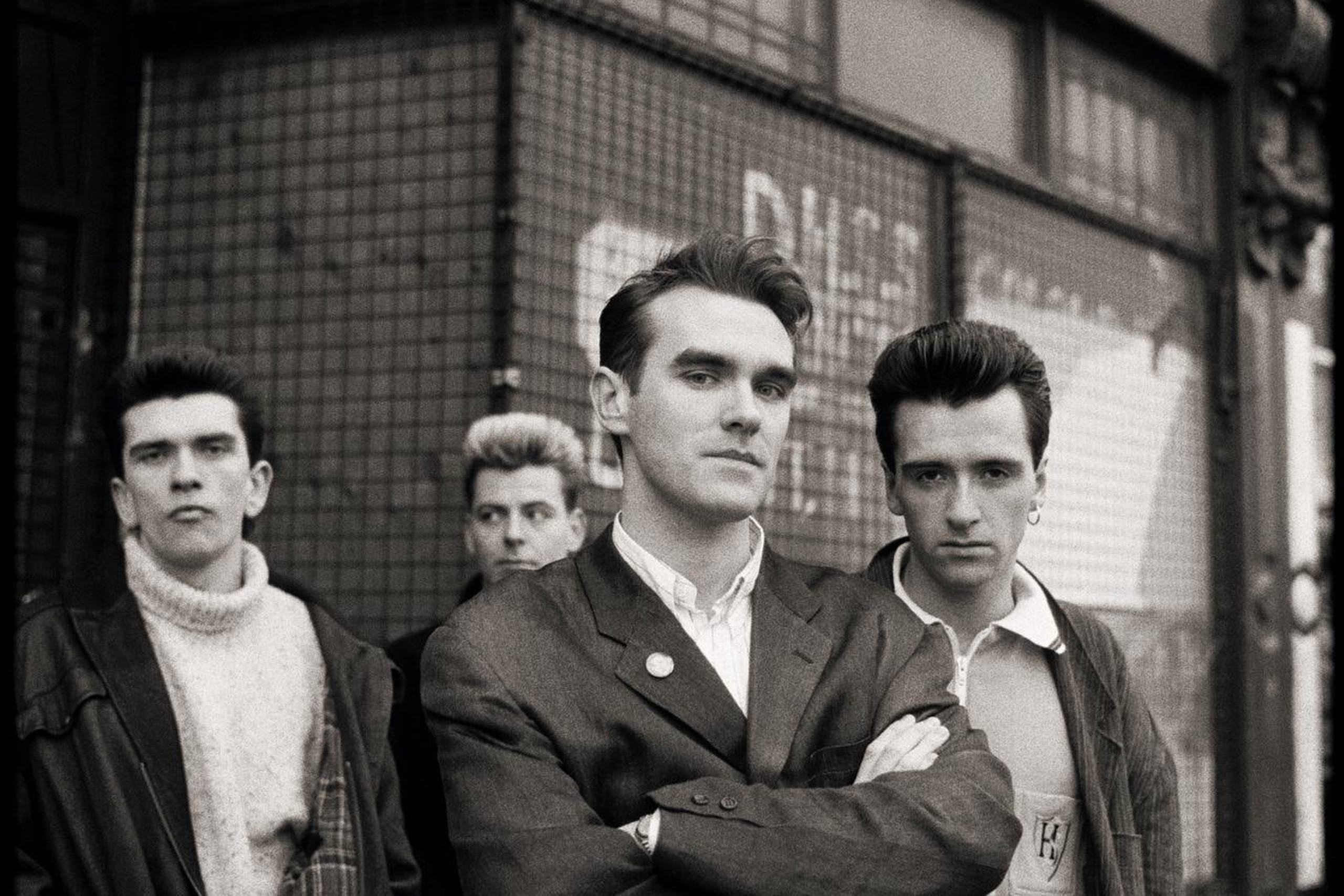 The Smiths var fra venstre Mike Joyce, Andy Rourke, Morrissey og Johnny Marr. Foto: Warner