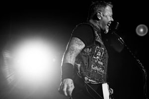 Metallicas forsanger James Hetfield. Foto: Tobias Nicolai