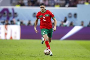 Achraf Hakimi forklarer, at han gav Fifa-præsident Gianni Infantino en undskyldning efter lørdagens nederlag.