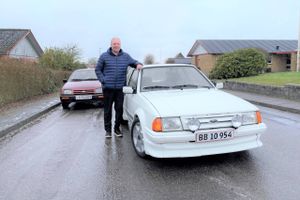 Den bilglade Per Møller Kristensen fra Randers har et specielt forhold til sin Ford Escort RS Turbo 1985, der var en af datidens GTI-drømmebiler. 